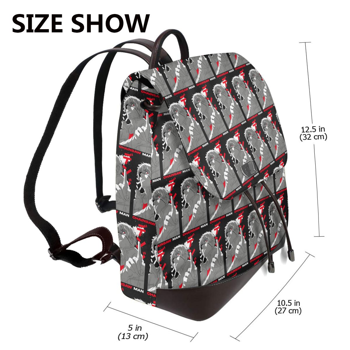 Anime Chainsaw Man Devil Women - Leather Work Rucksack Mens review and price