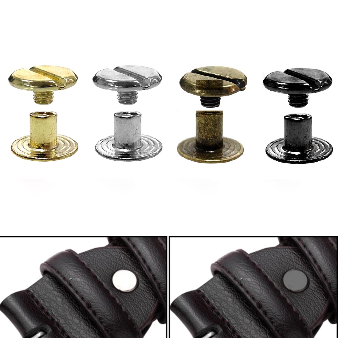 10Pcs Leather Craft Chicago Sc - Rivet Setter Tool review and price